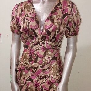 Laundry By Shelli Segal Tan Dress